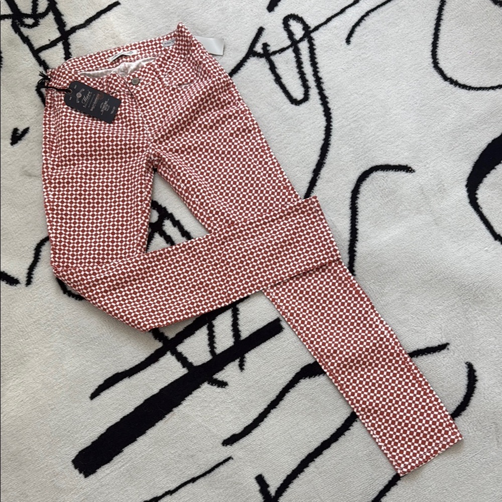 Mavi alexa Patterned mid rise Skinny Jeans NWT 27